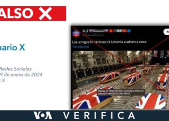 Esta imagen no corresponde a los ataúdes de soldados británicos fallecidos en Ucrania