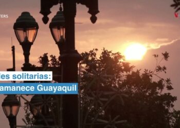 «Calles solitarias». Guayaquil, en Ecuador, amanece vacía tras los violentos actos del martes