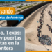 La Patrulla Fronteriza advierte que cruzar el rio, la frontera natural entre EEUU y México, ya es un delito que significa deportación