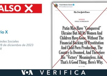 El New York Times no publicó esta columna de opinión sobre la “conquista de Ucrania”