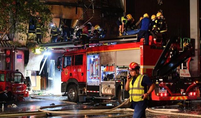 Al menos siete muertos en el incendio de un edificio en el este de China