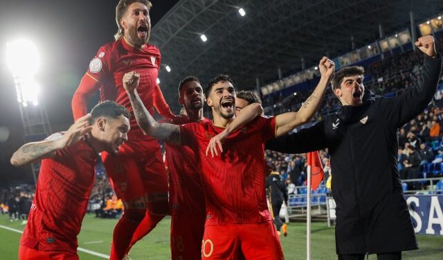 Isaac Romero acabó con el sueño del Getafe en la Copa del Rey