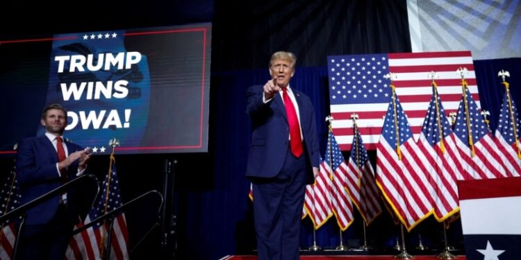 Caucuses de Iowa: “Se confirma el liderazgo de Trump”