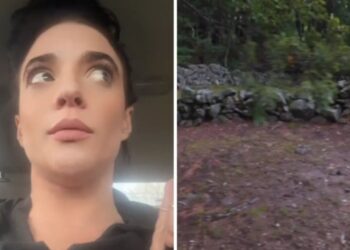 VIDEO: Joven estadounidense encontró un “fantasma” en un cementerio, lo grabó y aterró a todos en redes