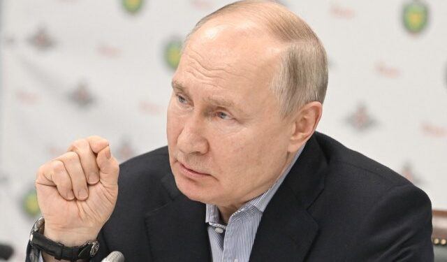 Putin prometió intensificar los bombardeos rusos en Ucrania