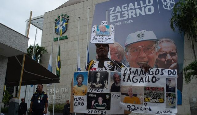 Brasil dice adiós a Zagallo, leyenda del fútbol