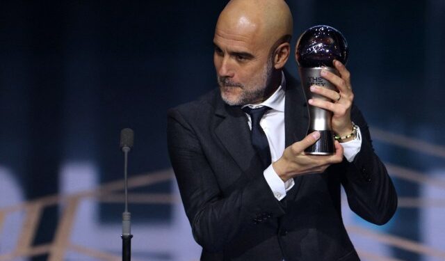 Pep Guardiola ganó premio The Best a mejor entrenador