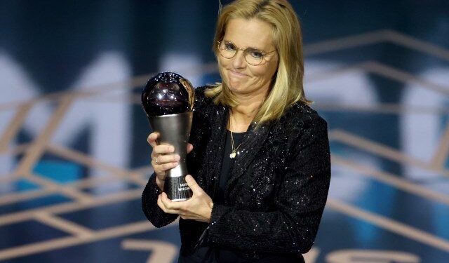 Sarina Wiegman consiguió su cuarto premio The Best