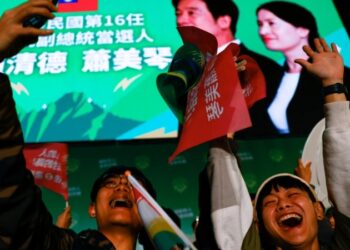 Los taiwaneses rechazan a China y dan al partido gobernante un tercer mandato presidencial