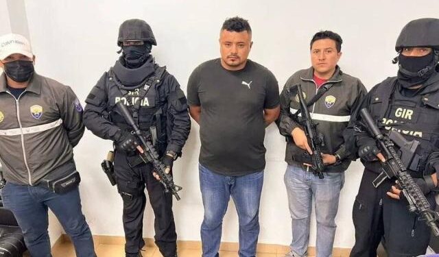 Capturaron al presunto autor intelectual del secuestro a un policía en Ecuador