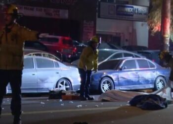 Tragedia en Los Ángeles: latino murió tras ser arrollado por tres vehículos y todos se dieron a la fuga