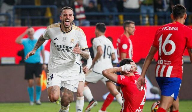Real Madrid buscará su decimotercera Supercopa tras un derbi trepidante que se fue a prórroga