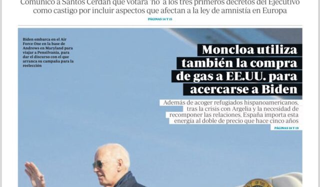Portadas de la prensa internacional de este sábado 6 de enero de 2024