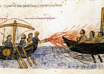 Fuego griego: el misterio de la llama que no se apaga con agua