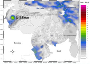 Inameh prevé lluvias de intensidad variable en algunos estados de Venezuela este #2Ene