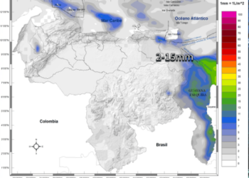 Inameh prevé bajas probabilidades de lluvia en gran parte de Venezuela este #9Ene