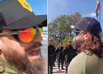 Red Fashion: oficial de la Dgcim duda de las elecciones y presume lentes polarizados en la playa (Video)