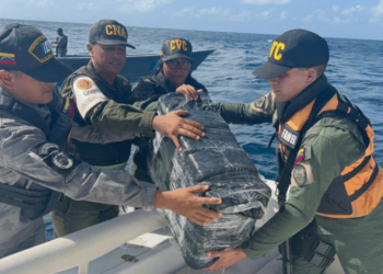 Hallaron más de 50 panelas de marihuana flotando en las costas de Los Roques (Fotos)
