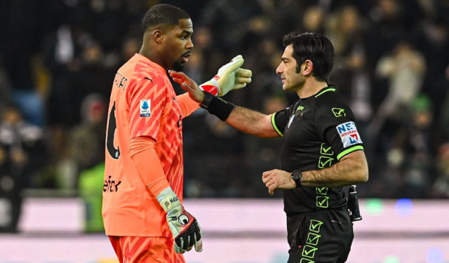 Insultos racistas contra Mike Maignan interrumpieron el partido Udinese – Milan