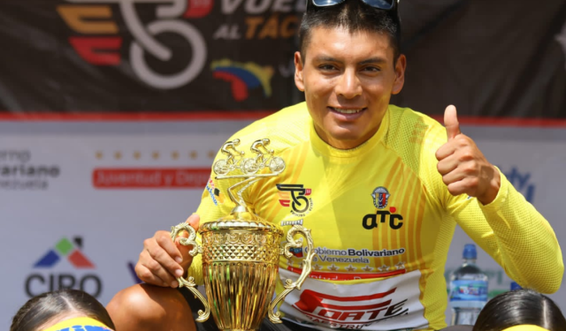 El ecuatoriano Jonathan Caicedo se coronó campeón de la Vuelta al Táchira