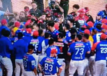 Tángana se queda corto al describir lo que un descarado “perreo” desencadenó en la Lvbp (VIDEO)
