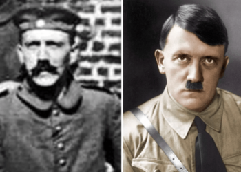 La verdadera razón por la que Adolf Hitler lucía un extraño bigote y cómo era antes (Foto)