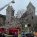 Iniciaron labores de rescate tras derrumbe de campanario en iglesia de Connecticut (Videos)