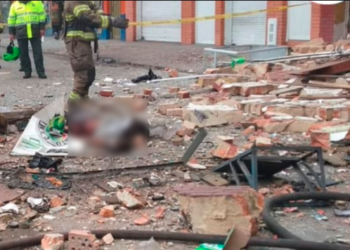 La terribles imágenes que dejan ver cómo quedó la caldera de tamales que se explotó en Bogotá