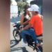 Detuvieron a pareja que realizaba peligrosas maniobras sobre una moto en plena vía de Carabobo (VIDEO)