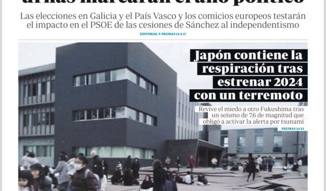 Portadas de la prensa internacional de este martes 2 de enero de 2024