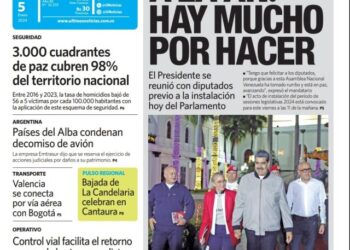 Portadas de este viernes 5 de enero de este 2024