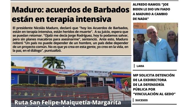 Portadas de este viernes 26 de enero de 2024