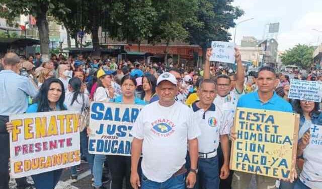 Docentes en Lara seguirán en las calles hasta lograr mejoras salariales y laborales
