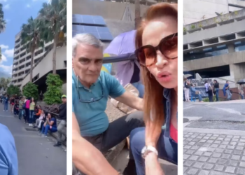 Ivette Domínguez cuestiona en una cola de Corpoelec si, ¿el venezolano deja todo para última hora? (VIDEO)