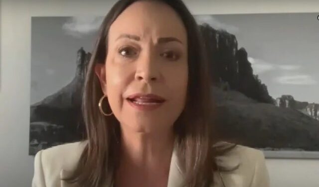 María Corina Machado ante el Senado italiano: Necesitamos que los venezolanos en Italia puedan votar (Video)