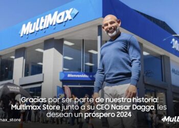 ¡Gracias por ser parte de nuestra historia! Multimax Store junto a su CEO Nasar Dagga, les desean un próspero 2024