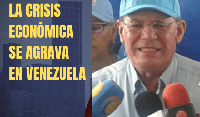 Omar González: La crisis económica se agrava en Venezuela