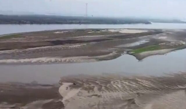 Sequía agrava crisis de agua potable en poblaciones cercanas a principal río de Colombia (VIDEO)