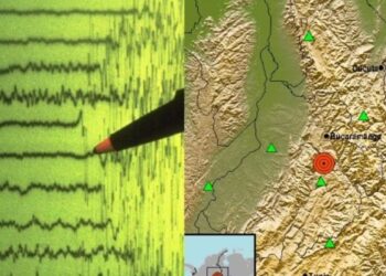 Fuerte sismo de magnitud 5.6 se sintió en casi toda Colombia