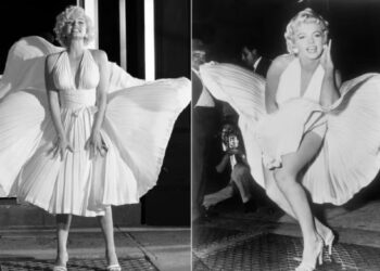 El emblemático vestido blanco de Marilyn Monroe será subastado junto con objetos del fundador de Playboy, Hugh Hefner