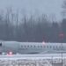 VIDEO: avión se salió de la pista en aeropuerto de Nueva York tras intensa nevada