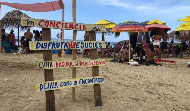 EN IMÁGENES: alta afluencia de temporadistas en La Guaira durante la primera semana de 2024