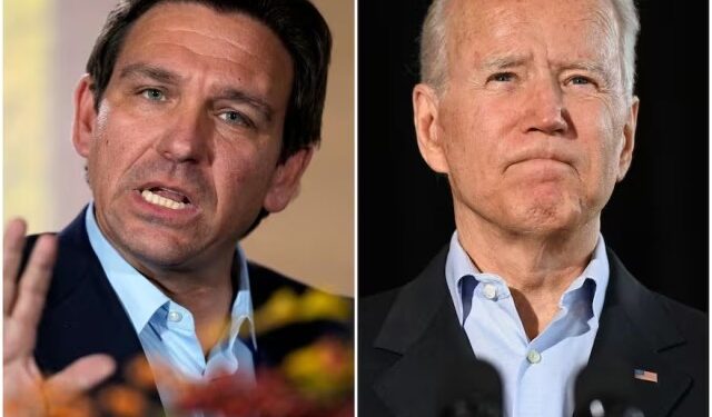 Ron DeSantis busca motivos suficientes para eliminar a Joe Biden de la boleta electoral en Florida