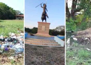Monumento Batalla de Santa Inés en Barinas está contaminado por cloacas y basura