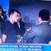 Presidente Noboa visitó el canal de televisión de Ecuador que sufrió asalto armado (VIDEO)