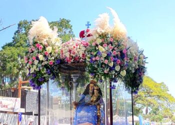 Así transcurre el recorrido de la Divina Pastora por Barquisimeto