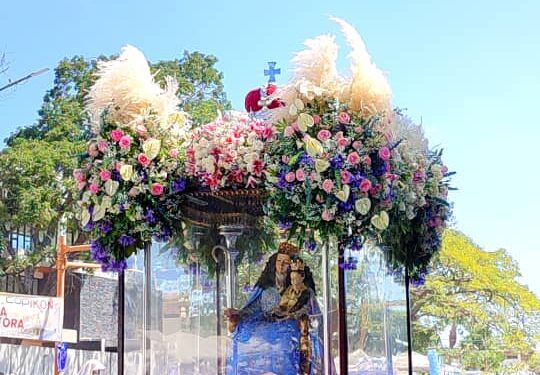 Así transcurre el recorrido de la Divina Pastora por Barquisimeto