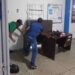 Encapuchados arremetieron contra la sede de Fenatev en Barinas (VIDEO)