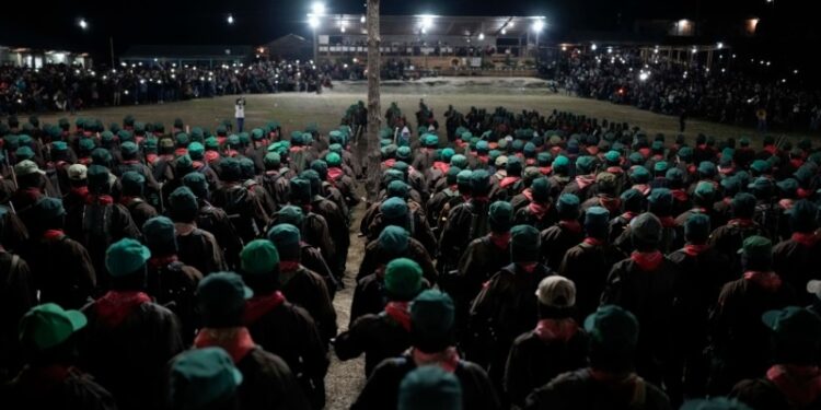 Disminuido por migración y violencia, EZLN conmemora 30 años de su alzamiento