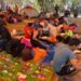 Caravana migrante, que incluye venezolanos, presiona por ayuda del gobierno de México